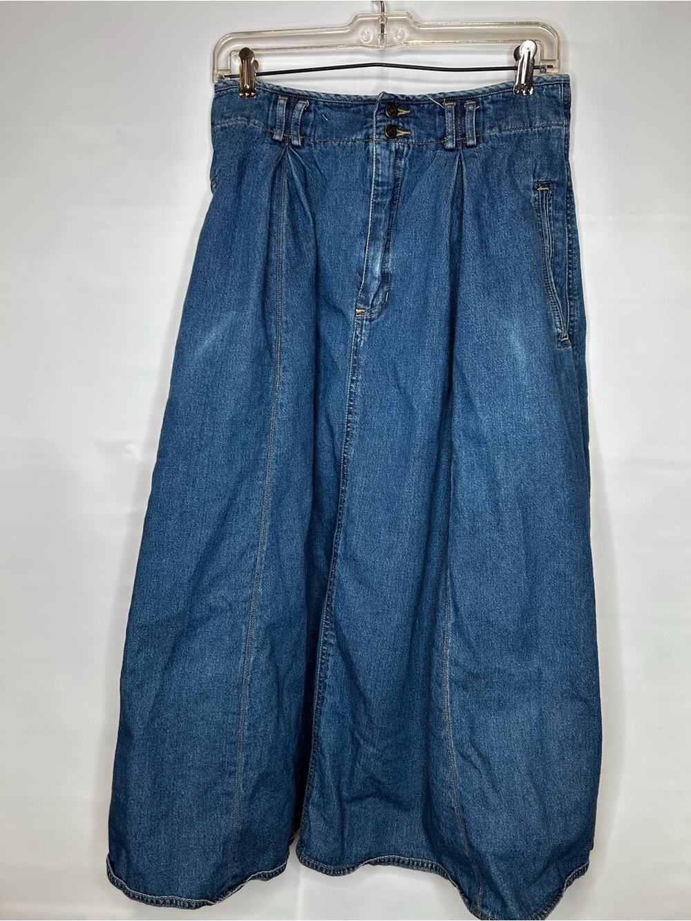 Vintage Liz Claiborne Blue Denim Skirt - Picture 1 of 6